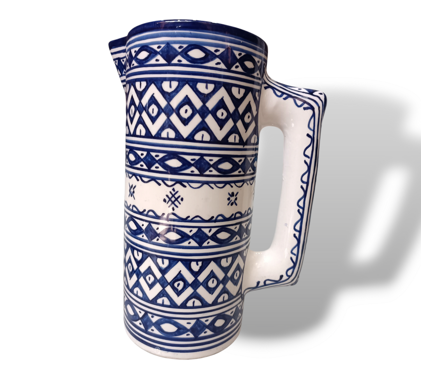 Moroccan Pitchers & Carafes – Handmade from White Clay, Lead-Free & Dishwasher Safe