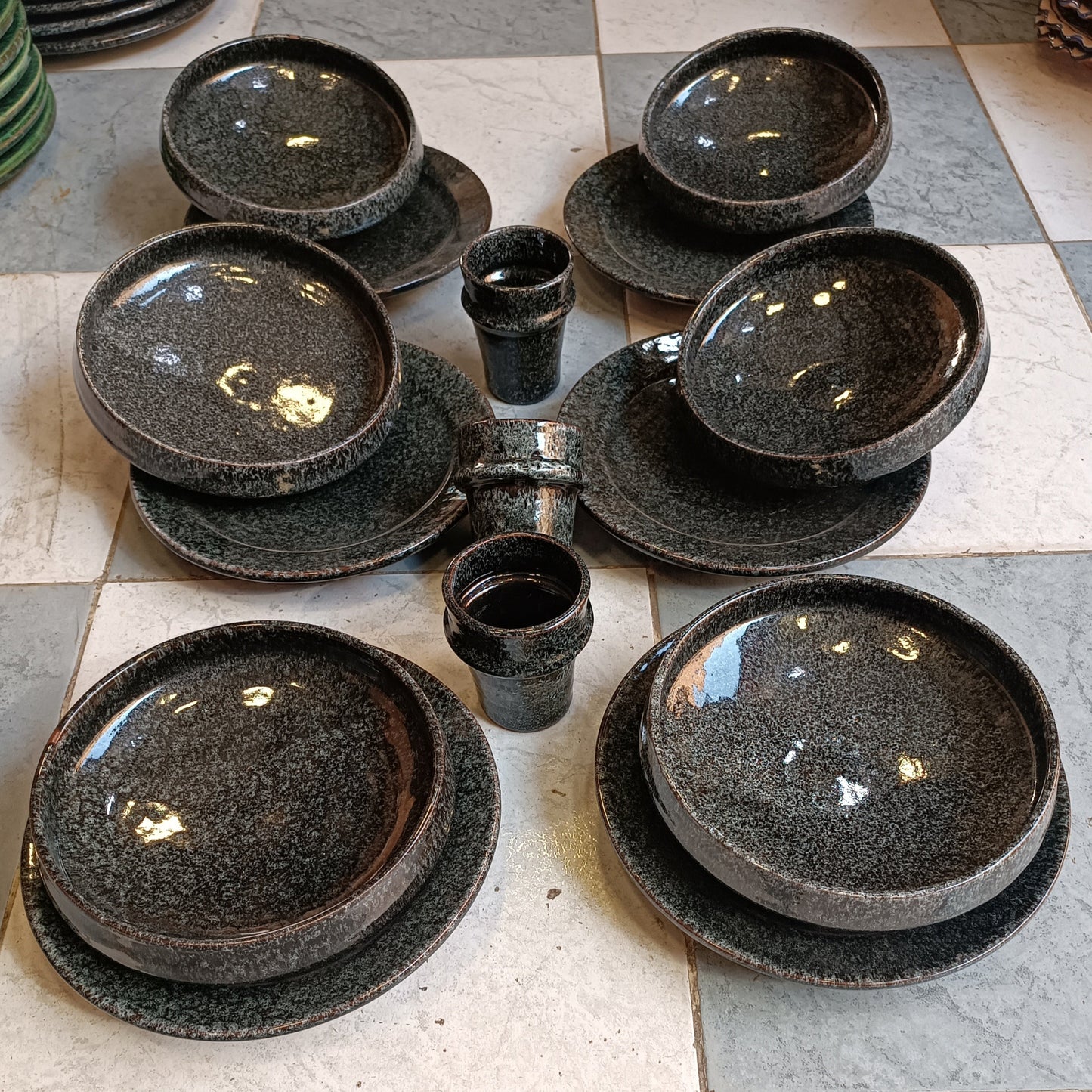 Moroccan pottery Handmade Hand painted Art Artisanal Fez pottery