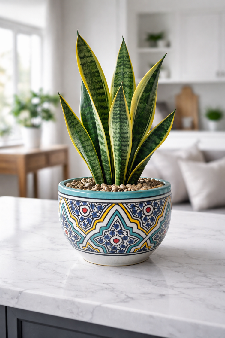 Moroccan Ceramic Planter