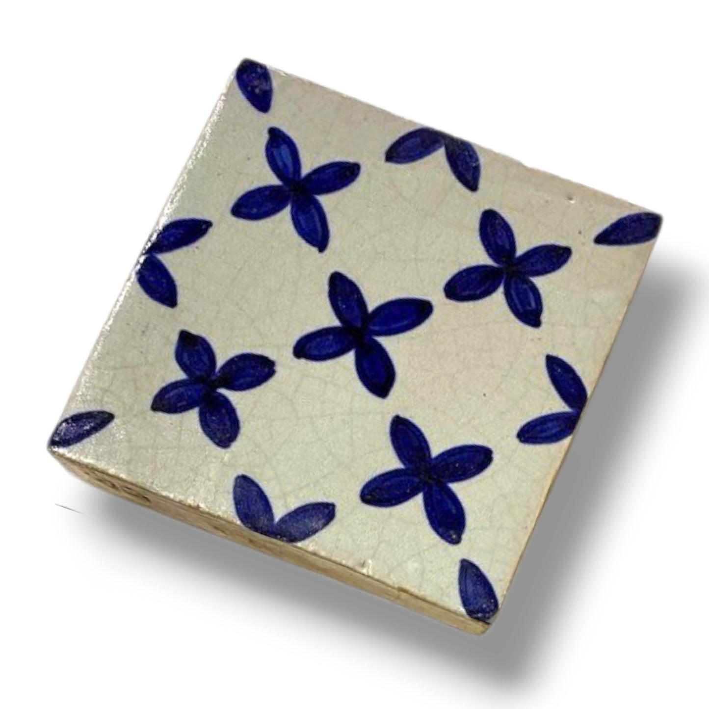 Moroccan fez  Zellige Tiles Blue & White – Traditional Ceramic Wall Tiles
