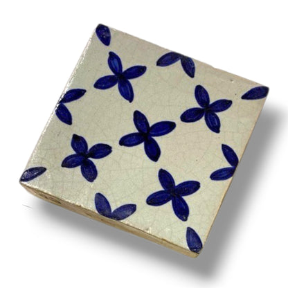 Moroccan fez  Zellige Tiles Blue & White – Traditional Ceramic Wall Tiles