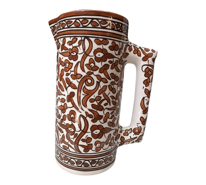 Serving Pitchers & Carafes – Handmade from White Clay, Lead-Free & Dishwasher Safe