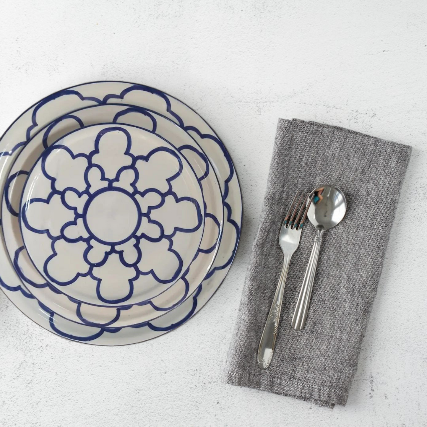 Handmade Moroccan Ceramic Plates Dishwasher & Microwave Safe