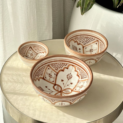 plats and bowls collection of Moroccan pottery from Fez,dishwasher and microwave safe