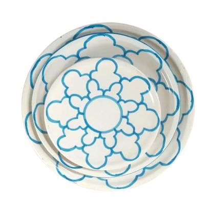 Handmade Moroccan Ceramic Plates – 18, 24 & 27 cm | Dishwasher & Microwave Safe