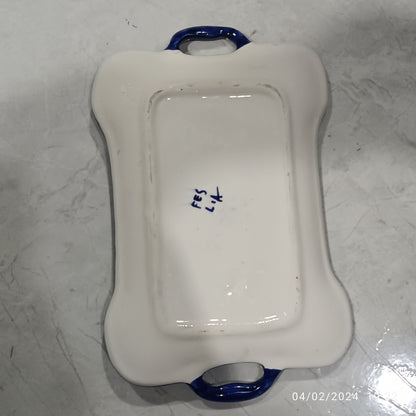 6 pottery trays from the city of Fez