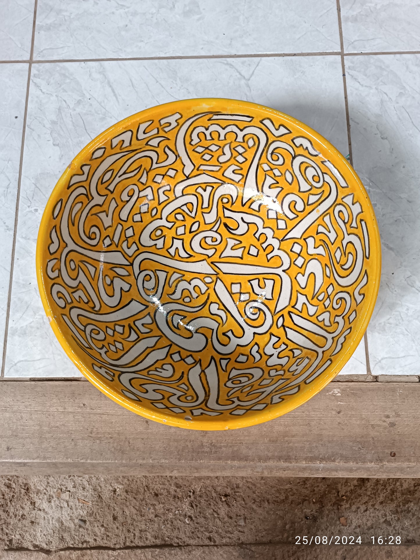6 salad bowl handmade and hand painted