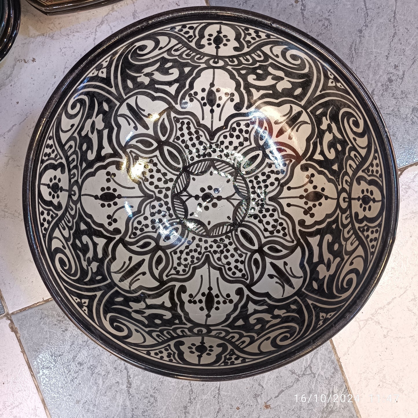 6 salad bowl handmade and hand painted