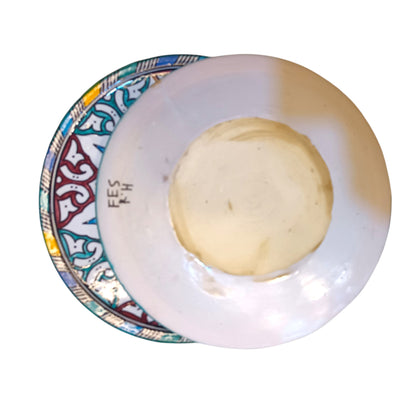 6 Authentic Moroccan ceramic plates| Handcrafted Dinnerware