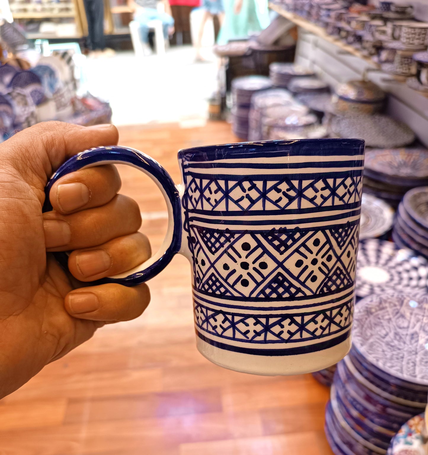 "Handmade & Hand-Painted Ceramic Mugs – Microwave & Dishwasher Safe"