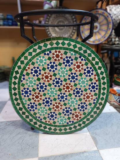 Mosaic Table: multicolore Elegance from fez Handmade Moroccan
