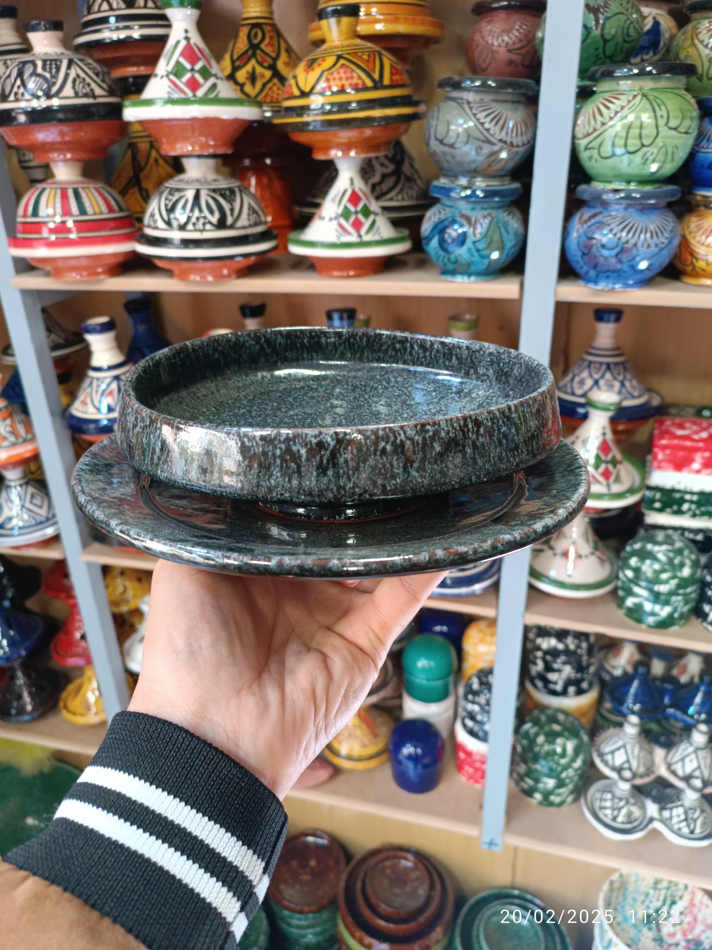 Moroccan pottery Handmade Hand painted Art Artisanal Fez pottery