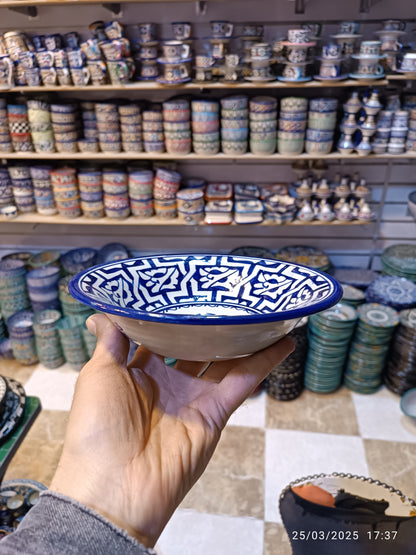 Moroccan pottery Handmade Hand painted Art Artisanal Fez pottery