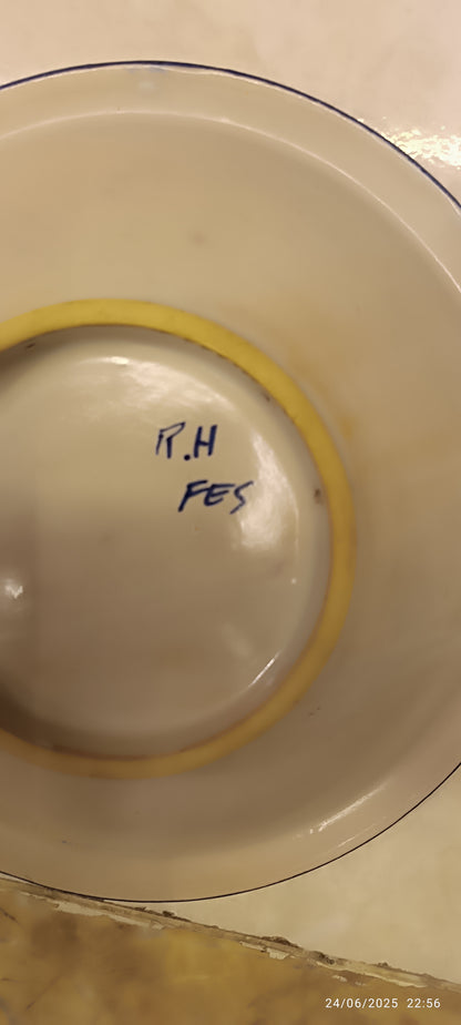 Hand-Painted Fez Dinner Plate – 30 cm