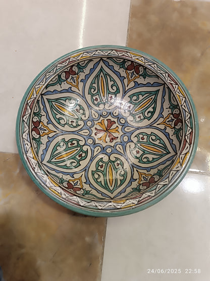 Hand-Painted Fez Dinner Plate – 30 cm