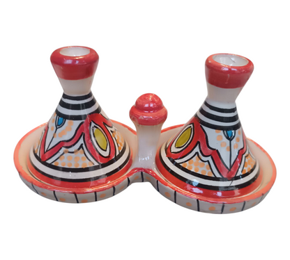 Handmade Moroccan Fes Spice Tagine – Lead-Free