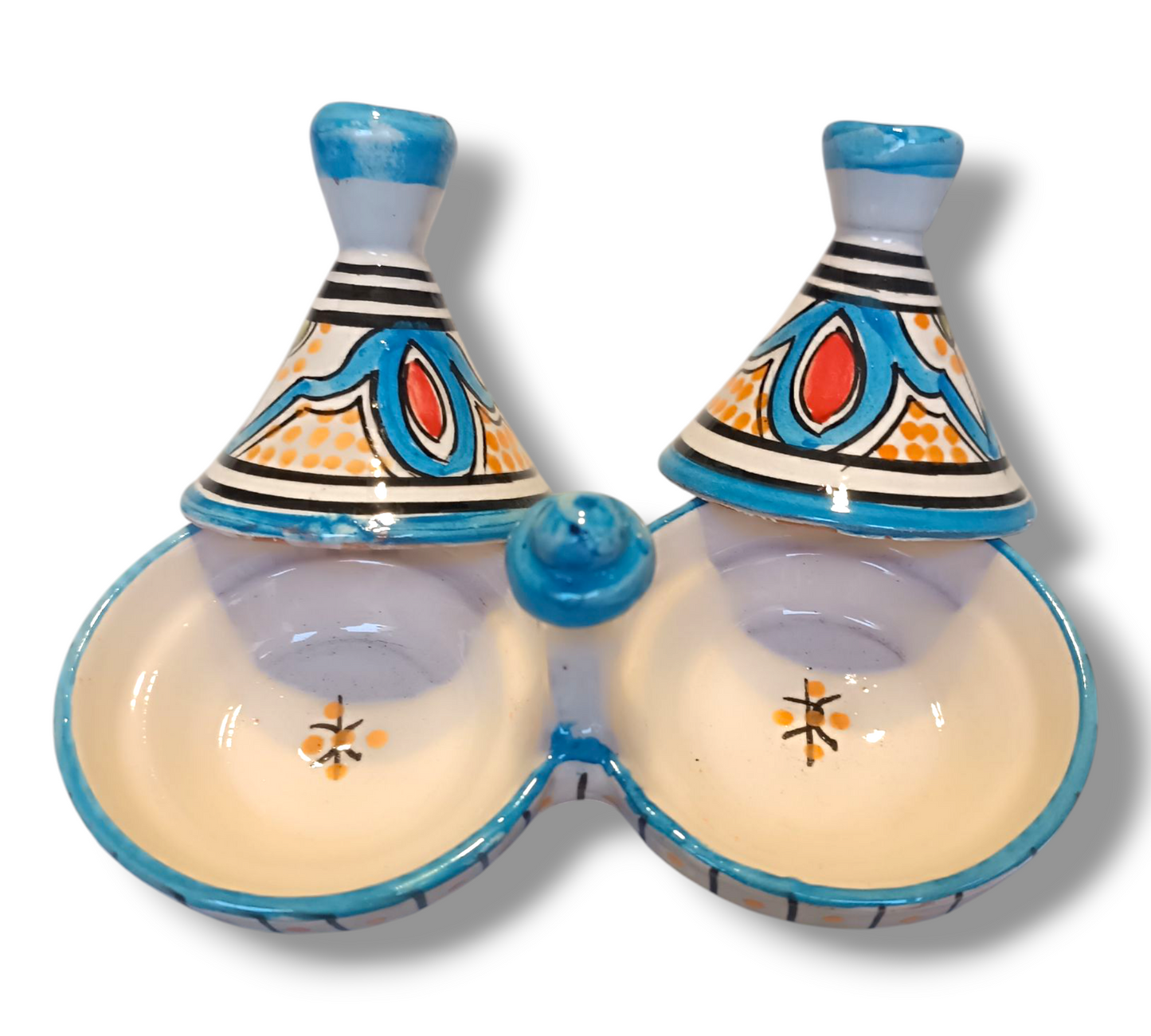 Handmade Moroccan Fes Spice Tagine – Lead-Free