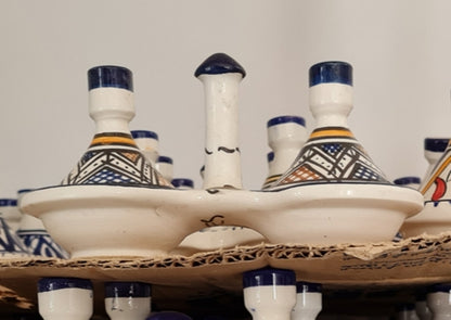 Handmade Moroccan Fes Spice Tagine – Lead-Free