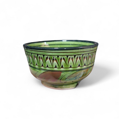 4 bowls handcrafted hand painted different colors