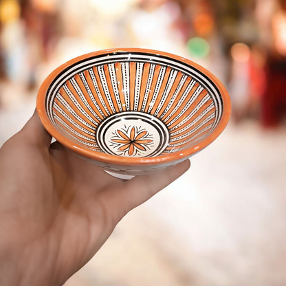 Moroccan Ceramics  6 Bowls – 15 cm | Hand-Painted, Microwave & Dishwasher Safe