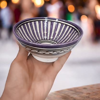 Moroccan Ceramics  6 Bowls – 15 cm | Hand-Painted, Microwave & Dishwasher Safe