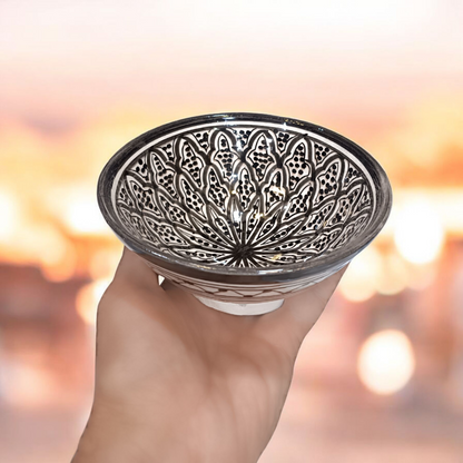 Moroccan Ceramics  6 Bowls – 15 cm | Hand-Painted, Microwave & Dishwasher Safe