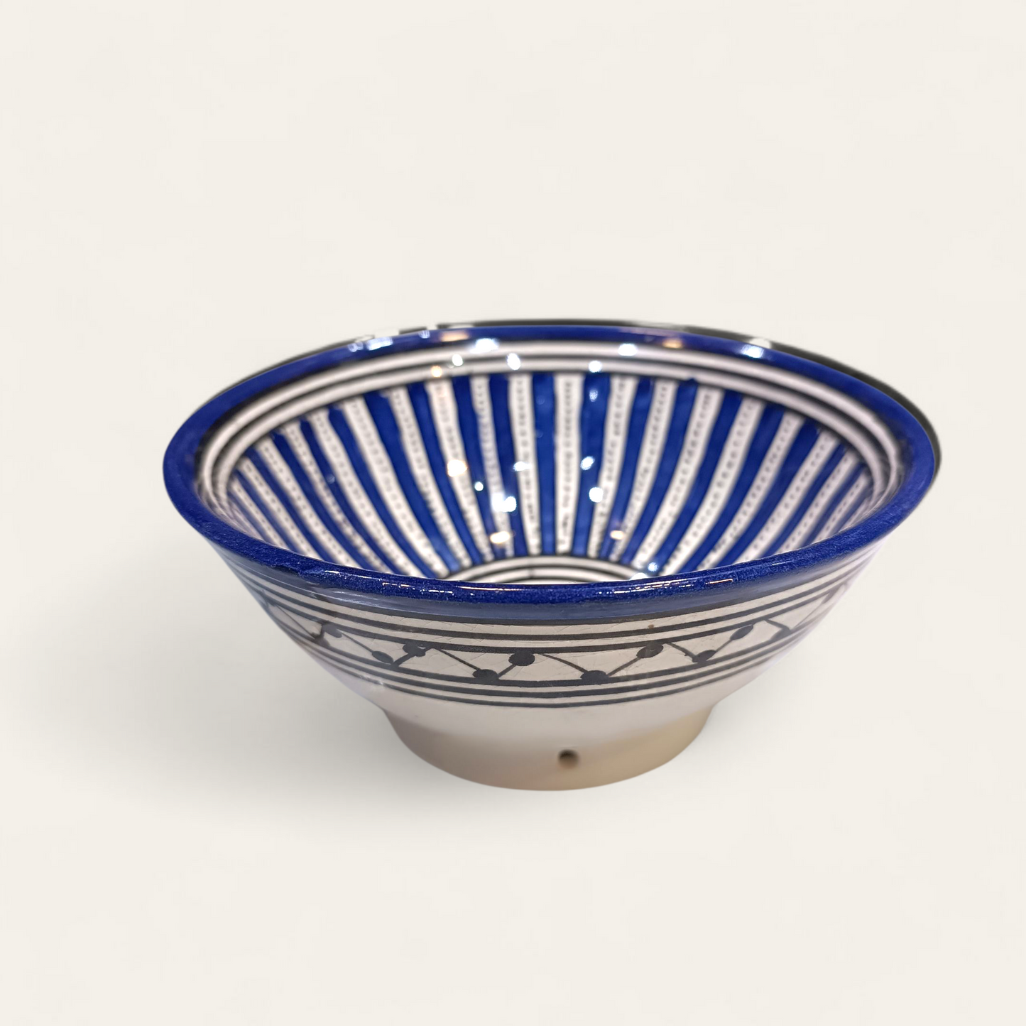 Moroccan Ceramics  6 Bowls – 15 cm | Hand-Painted, Microwave & Dishwasher Safe