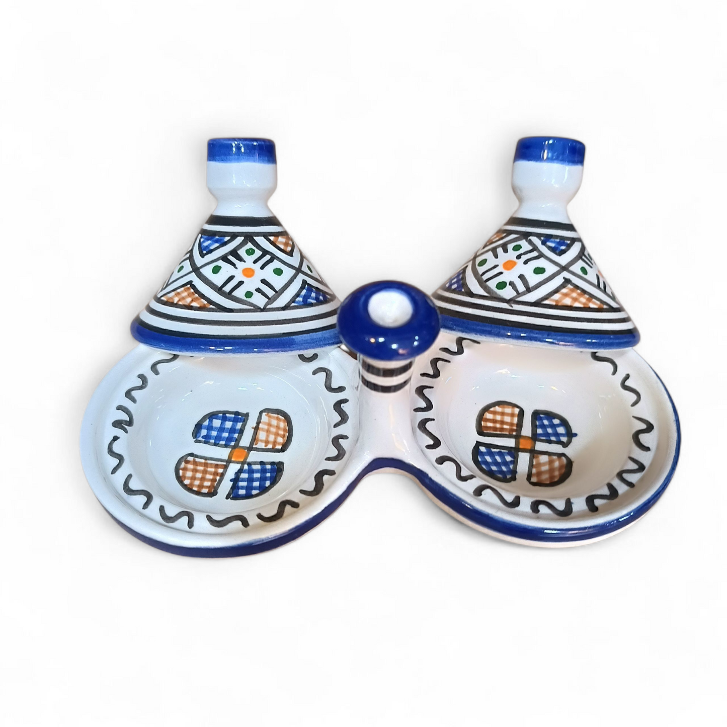 Handmade Moroccan Fes Spice Tagine – Lead-Free