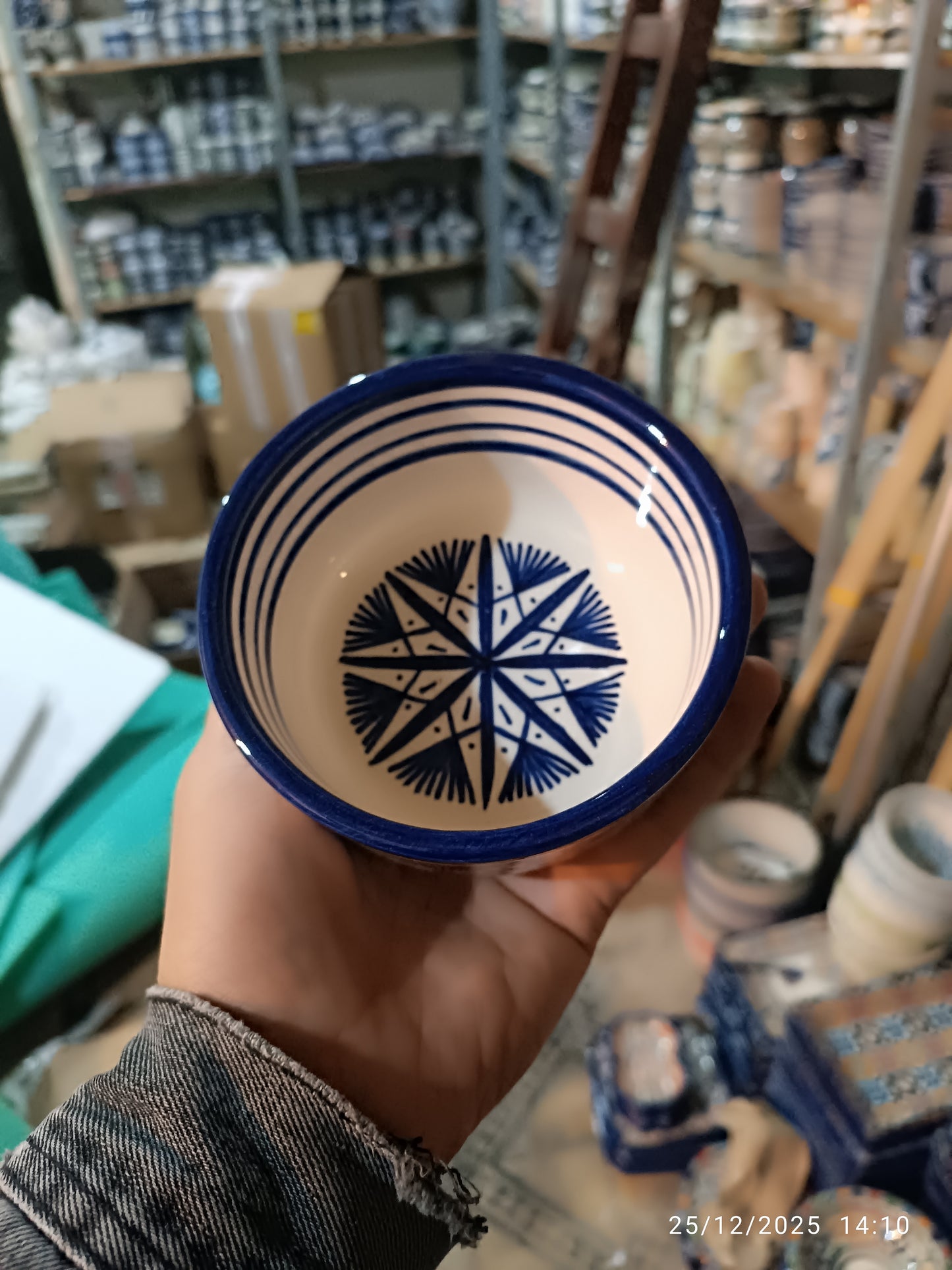 Diseño de bordado con motivo de cuencos marroquíes (6 cuencos)