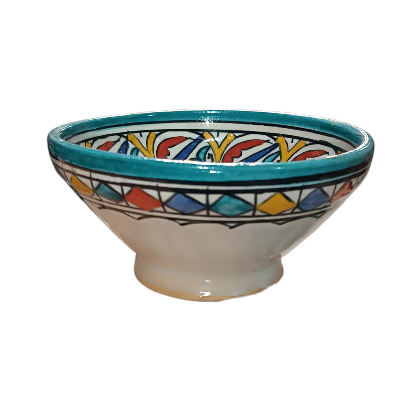 Traditional Moroccan  Ceramic Bowls Hand-Painted Unique Set