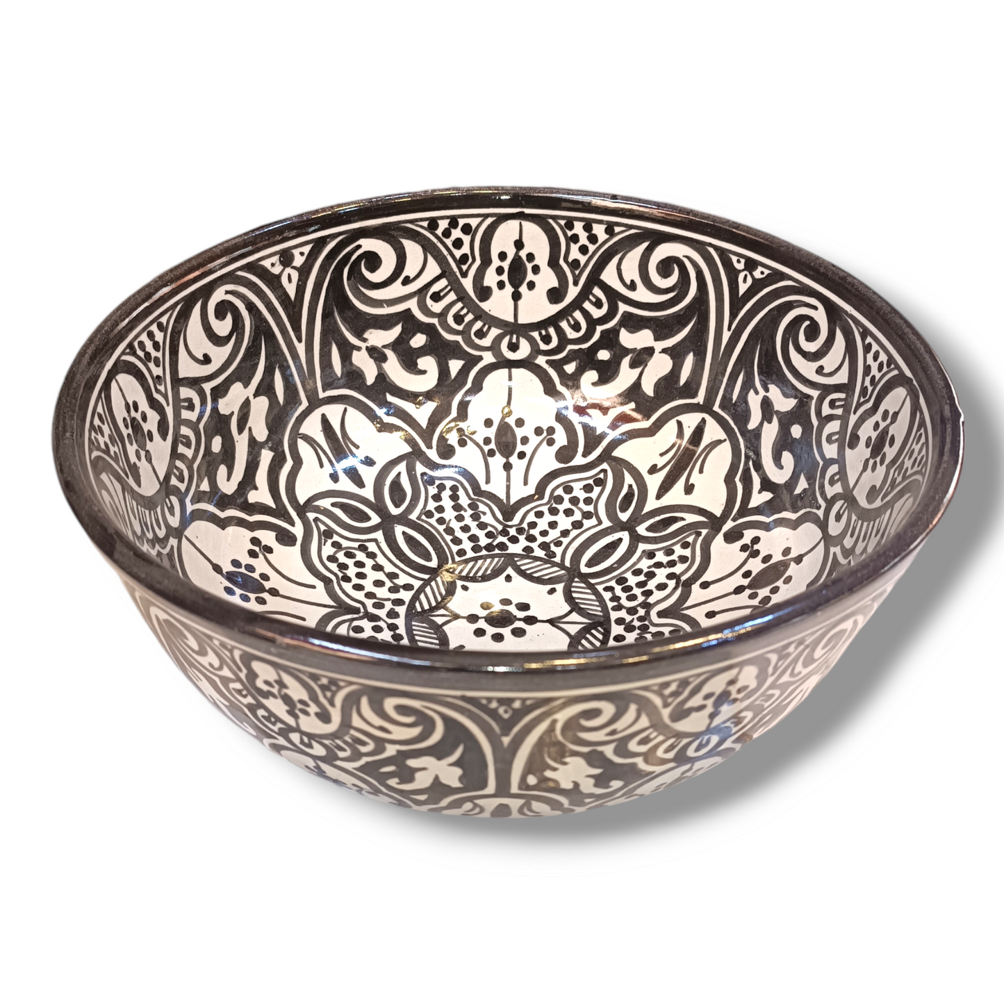 6 salad bowl handmade and hand painted