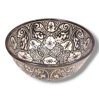 6 salad bowl handmade and hand painted