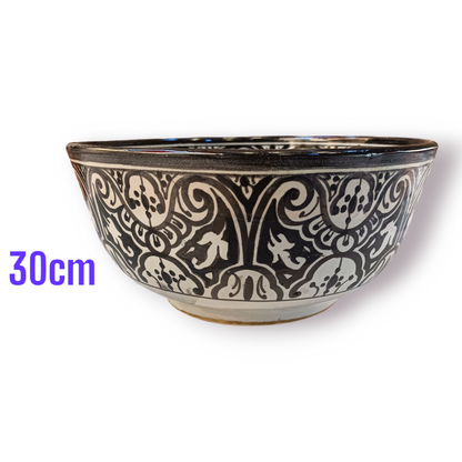 6 salad bowl handmade and hand painted