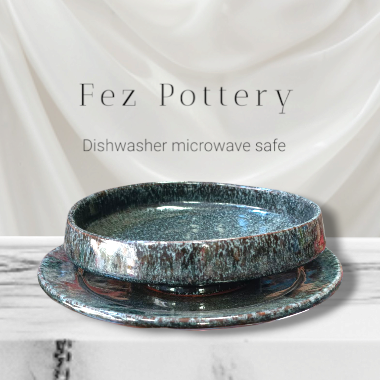 Moroccan pottery Handmade Hand painted Art Artisanal Fez pottery