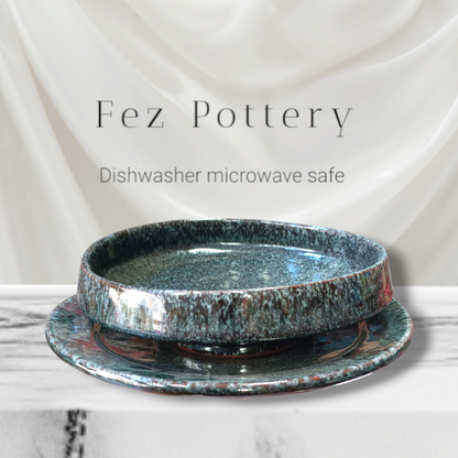 Moroccan pottery Handmade Hand painted Art Artisanal Fez pottery