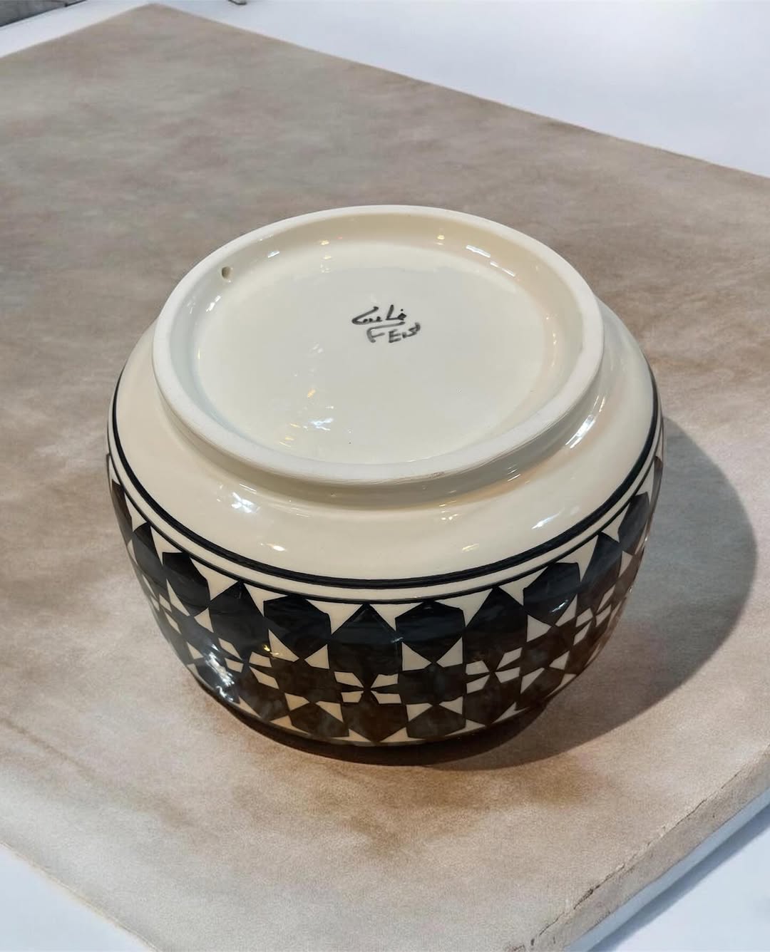 Black & White Mosaic Bowl Set | Handmade Geometric Decorative Bowls