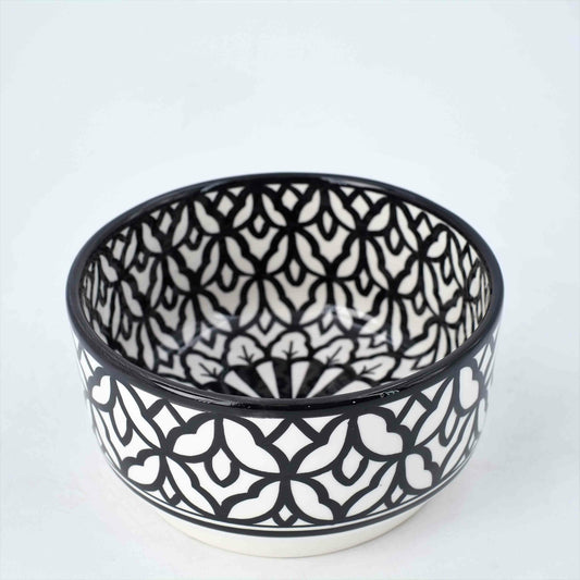 Moroccan salad bowl from Fez -  hand painted handcrafted piece