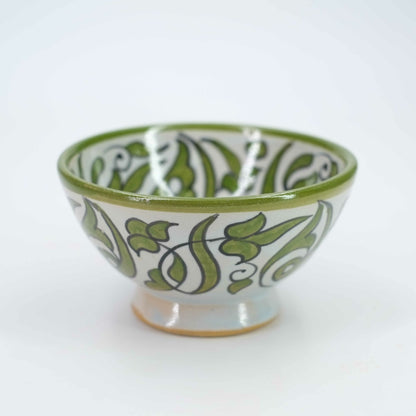 6 Bowls with floral motifs - Fez ceramics - Morocco