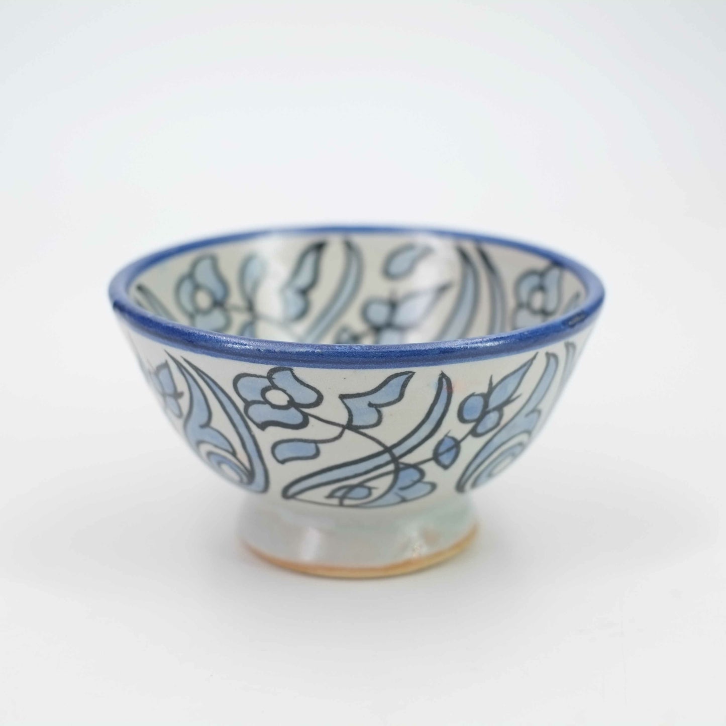 6 Bowls with floral motifs - Fez ceramics - Morocco