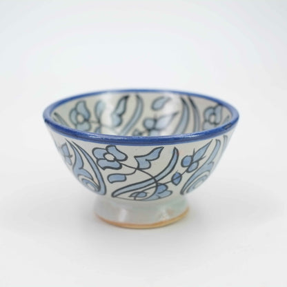 6 Bowls with floral motifs - Fez ceramics - Morocco