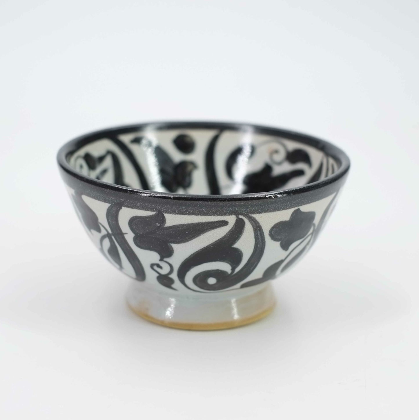 6 Bowls with floral motifs - Fez ceramics - Morocco