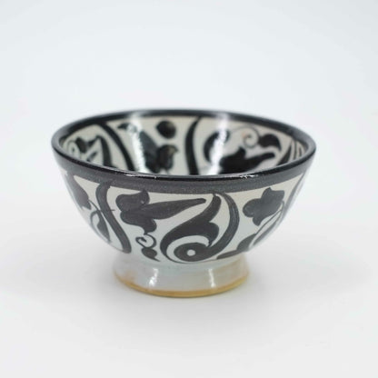 6 Bowls with floral motifs - Fez ceramics - Morocco