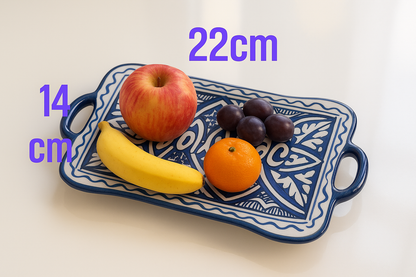 6 pottery trays from the city of Fez