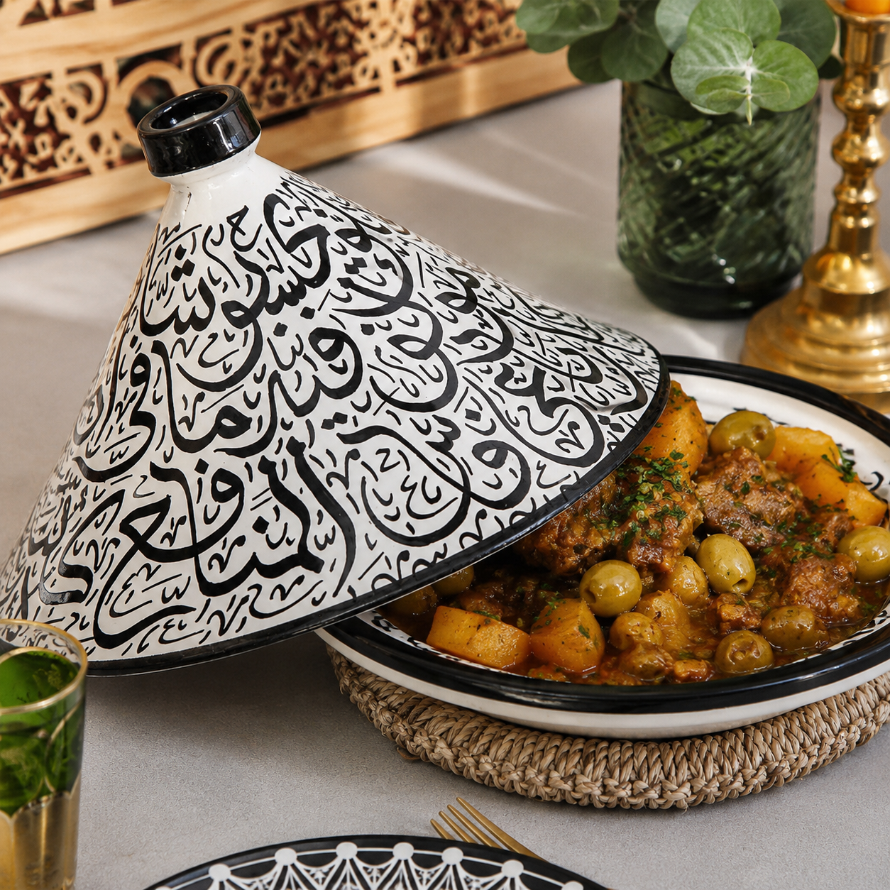 Authentic Moroccan Cooking Tagine – Handmade Ceramic Tagine for Oven Cooking
