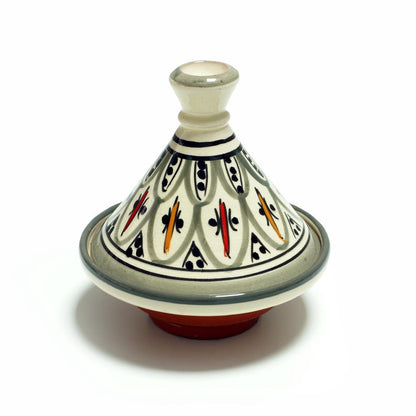 Mini Tajine Marocain Fait Main – Pot à Épices Céramique Décoratif | Poterie Traditionnelle de Fez (6 mini tajines)