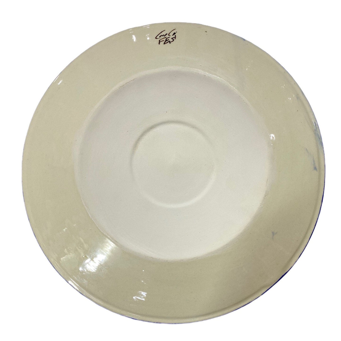 Moroccan fez pottery plates
