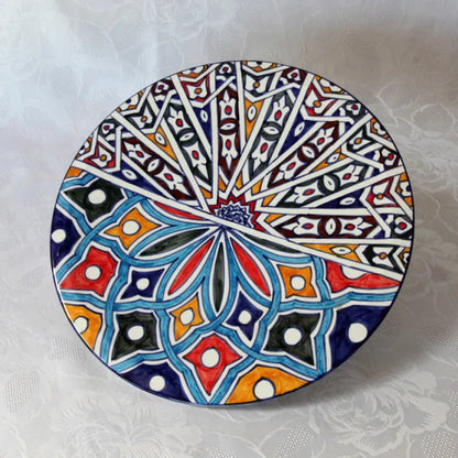 Moroccan pottery Handmade Hand painted Art Artisanal Fez pottery