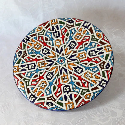 Moroccan pottery Handmade Hand painted Art Artisanal Fez pottery