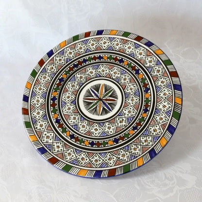 Moroccan pottery Handmade Hand painted Art Artisanal Fez pottery